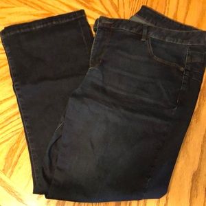 Avenue Dark Denim Bootleg